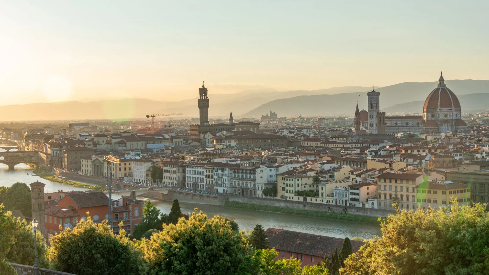 Der Dom und die Dächer von Florenz von oben