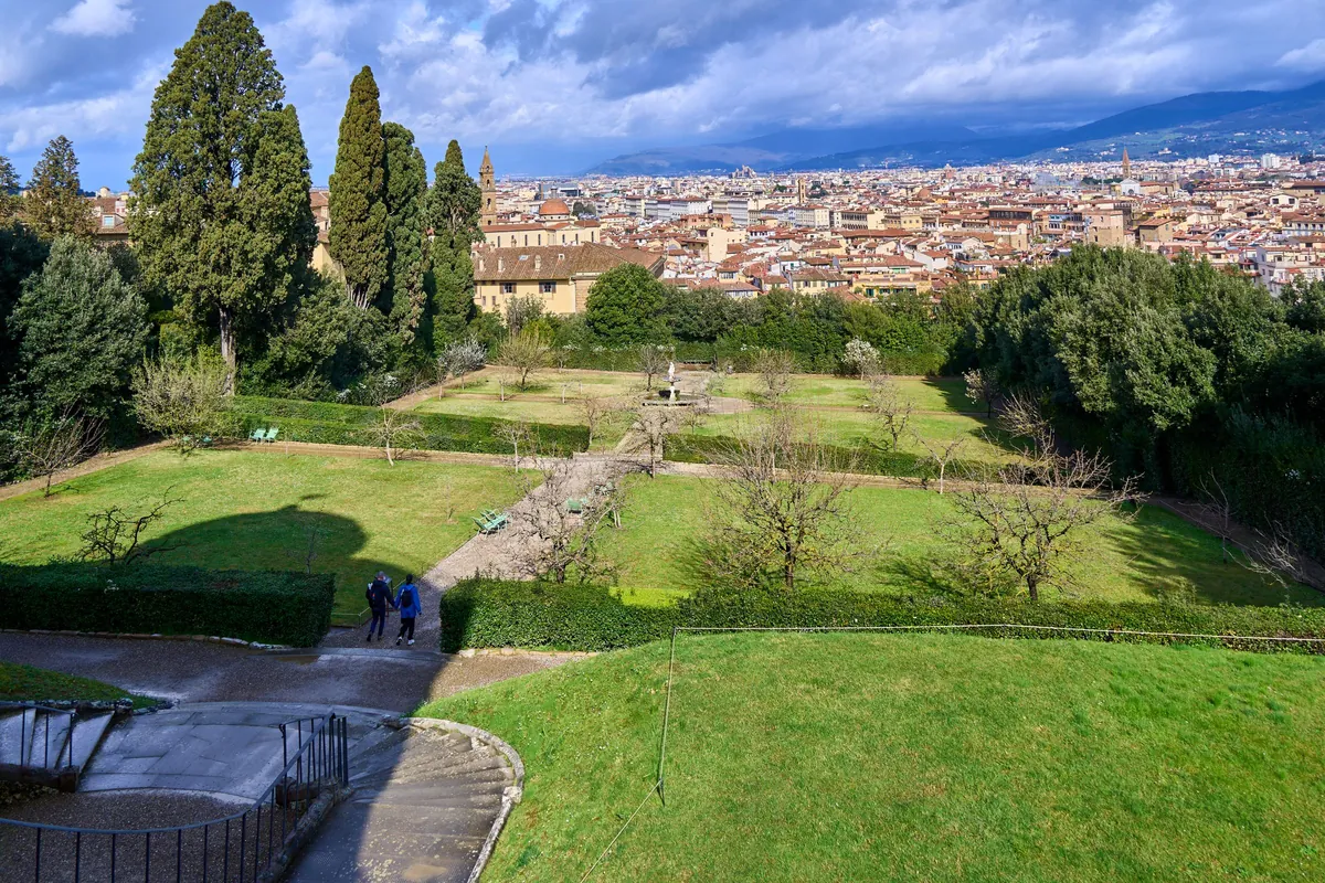 Florence seen over the Boboli Gardens