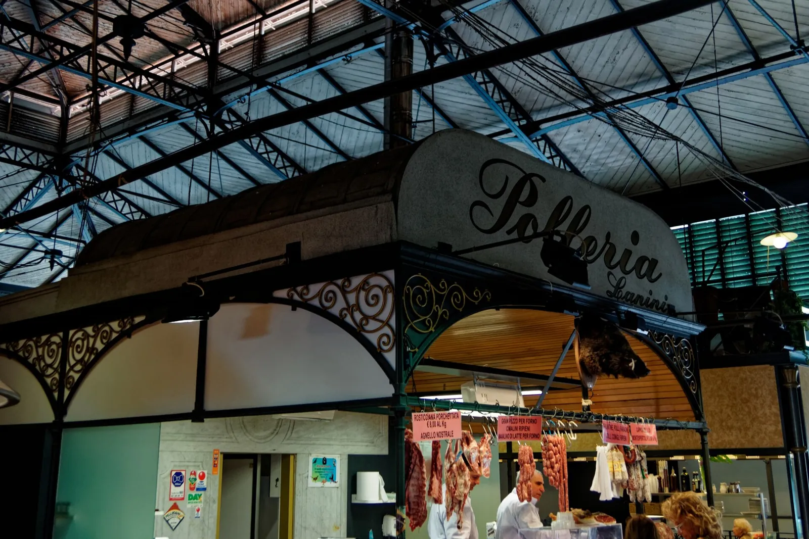 Inside the Sant'Ambrogio market, a few minutes' walk from Cibrèo Trattoria