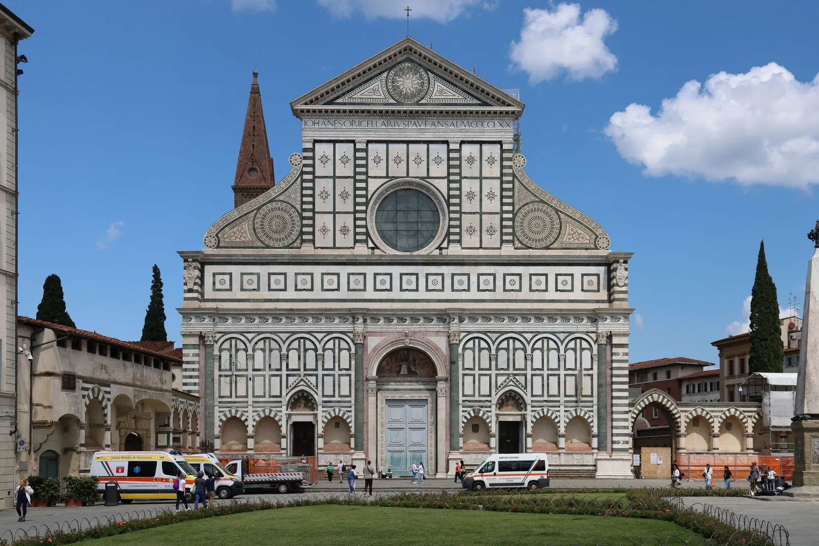 Die Fassade von Santa Maria Novella