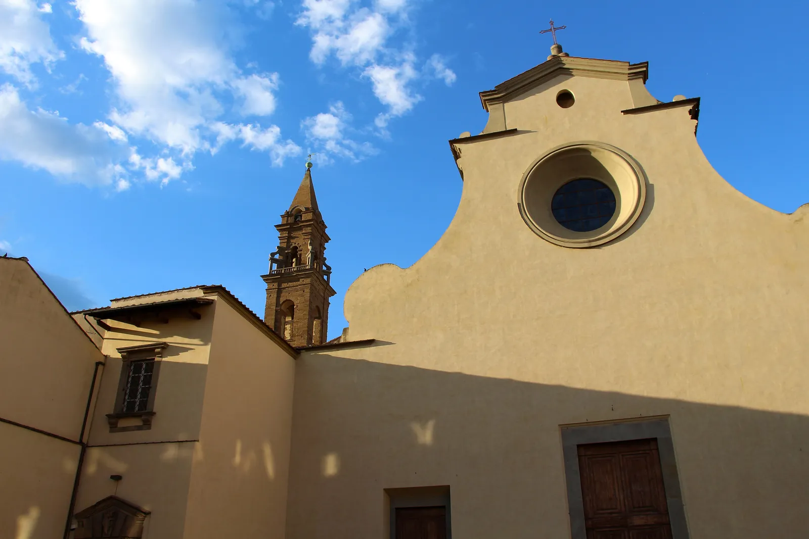 The Basilica di Santo Spirito. Volume is on the square in front of it